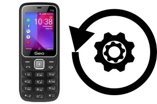 Comment réinitialiser ou reset un Geo Phone T15