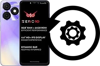 Comment réinitialiser ou reset un itel Zeno 10