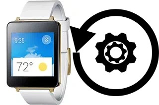 Comment réinitialiser ou reset un LG G Watch W100