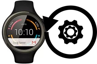 Comment réinitialiser ou reset un Motorola Moto 360 Sport (1st gen)