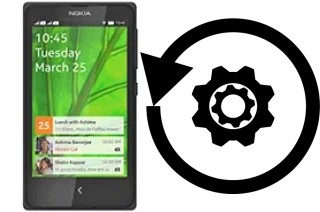 Comment réinitialiser ou reset un Nokia X+