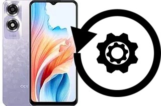 Comment réinitialiser ou reset un Oppo A2x