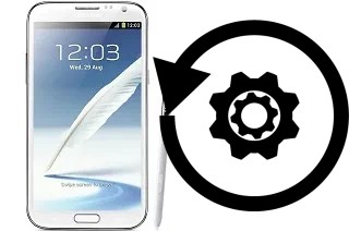 Comment réinitialiser ou reset un Samsung Galaxy Note II N7100