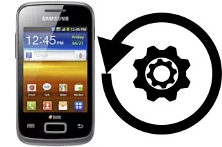 Comment réinitialiser ou reset un Samsung Galaxy Y Duos S6102