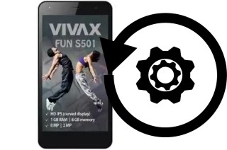 Comment réinitialiser ou reset un Vivax Fun S501