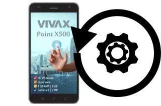 Comment réinitialiser ou reset un Vivax Point X500