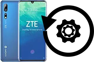 Comment réinitialiser ou reset un ZTE Axon 10 Pro 5G