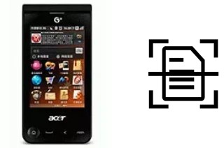 Numériser un document sur un Acer beTouch T500