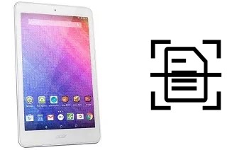 Numériser un document sur un Acer Iconia One 8 B1-820