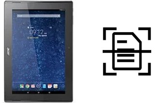 Numériser un document sur un Acer Iconia Tab 10 A3-A30