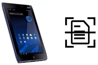 Numériser un document sur un Acer Iconia Tab A100