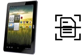 Numériser un document sur un Acer Iconia Tab A200