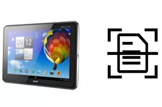 Numériser un document sur un Acer Iconia Tab A511