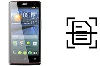 Numériser un document sur un Acer Liquid E3 Duo Plus