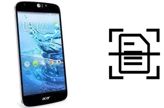 Numériser un document sur un Acer Liquid Jade Z