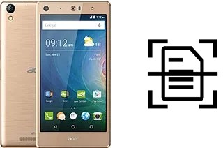 Numériser un document sur un Acer Liquid X2