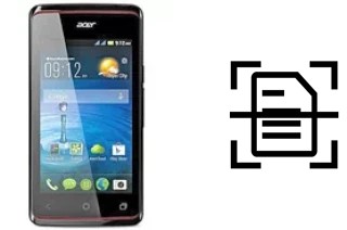 Numériser un document sur un Acer Liquid Z200