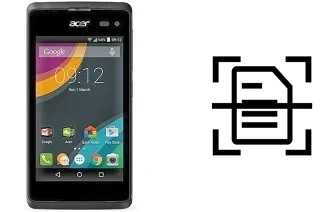 Numériser un document sur un Acer Liquid Z220