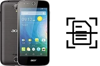 Numériser un document sur un Acer Liquid Z320