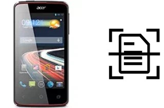 Numériser un document sur un Acer Liquid Z4