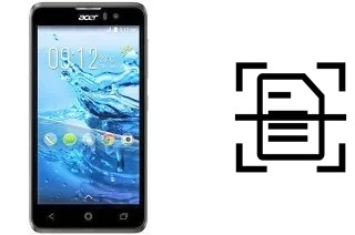 Numériser un document sur un Acer Liquid Z520