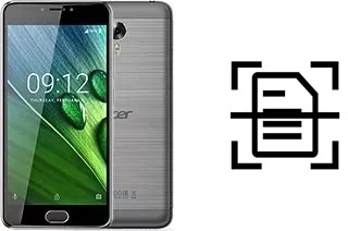 Numériser un document sur un Acer Liquid Z6 Plus