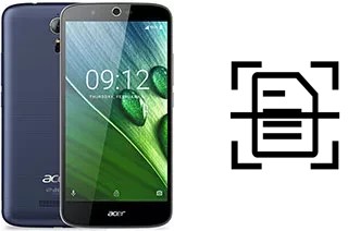 Numériser un document sur un Acer Liquid Zest Plus