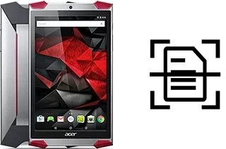 Numériser un document sur un Acer Predator 8