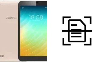 Numériser un document sur un Advan G-Tab 8