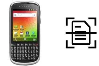 Numériser un document sur un alcatel OT-915