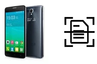 Numériser un document sur un alcatel Idol X+