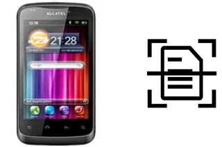 Numériser un document sur un alcatel OT-978