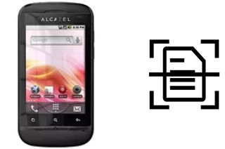 Numériser un document sur un alcatel OT-918