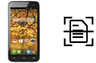 Numériser un document sur un alcatel Fierce