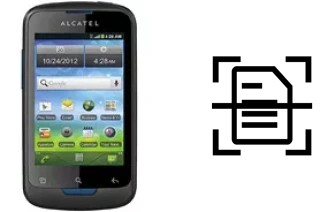 Numériser un document sur un alcatel OT-988 Shockwave