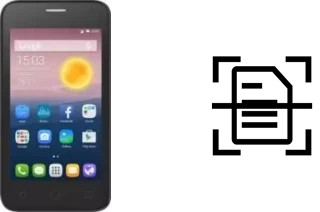 Numériser un document sur un Alcatel OneTouch Pixi First