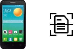 Numériser un document sur un Alcatel OneTouch Pop D5