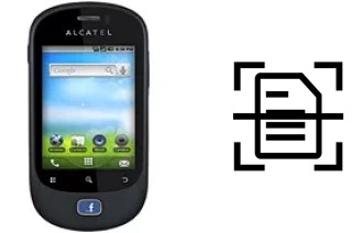 Numériser un document sur un alcatel OT-908F