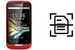 Numériser un document sur un alcatel OT-985