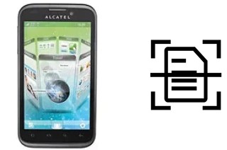 Numériser un document sur un alcatel OT-995