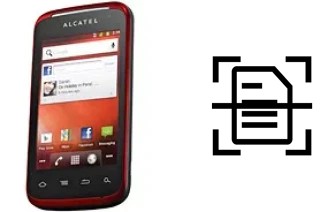 Numériser un document sur un alcatel OT-983