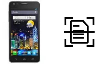 Numériser un document sur un alcatel One Touch Idol Ultra