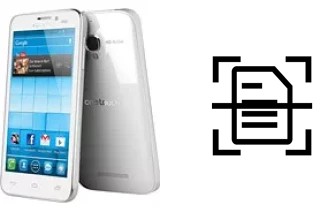 Numériser un document sur un alcatel One Touch Snap