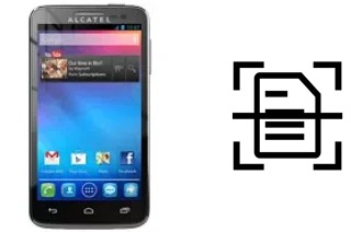 Numériser un document sur un alcatel One Touch X'Pop