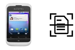 Numériser un document sur un alcatel OT-903