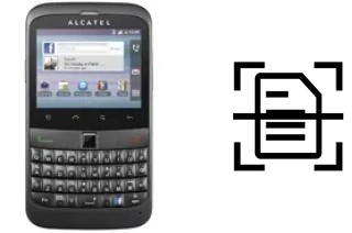 Numériser un document sur un alcatel OT-916