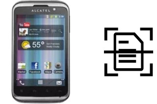 Numériser un document sur un alcatel OT-991