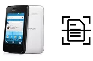 Numériser un document sur un alcatel One Touch Pixi