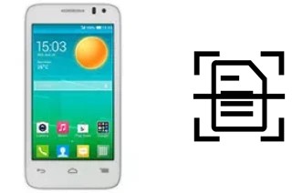 Numériser un document sur un alcatel Pop D3