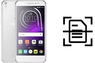 Numériser un document sur un alcatel Shine Lite
